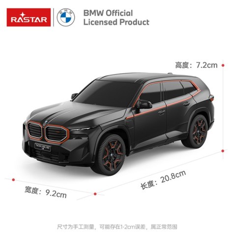 Autko R/C 1:24 BMW XM Czarny RASTAR
