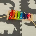 Cymbałki drewniane kolorowe edukacyjne