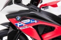 Motorek na akumulator BMW HP4 CZERWONY, muzyka, światła, dla dzieci 2-5 lat