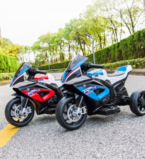 Motorek na akumulator BMW HP4 NIEBIESKI, muzyka, światła, dla dzieci 2-5 lat