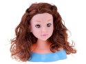 Głowa do czesania 20 cm LALKA SZATYNKA z akcesoriami fryzjerskimi ZA5838