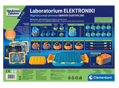 Naukowa Zabawa Laboratorium Elektroniki Język Polski Clementoni 50727