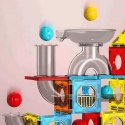 WOOPIE Klocki Magnetyczne Konstrukcyjne 3D Zestaw Edukacyjny Tor Kulkowy 113 el.