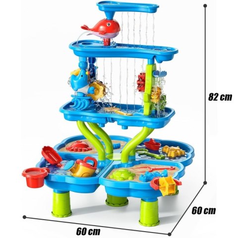 WOOPIE Stolik Wodny i Piaskowy Park Rozrywki 4w1