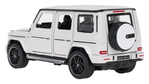 Autko Metalowe 1/32 Mercedes-Benz AMG G63 z Dźwiękiem Białe RASTAR