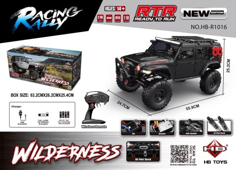 Auto R/C WILDERNESS RTR 1:10 Czarny