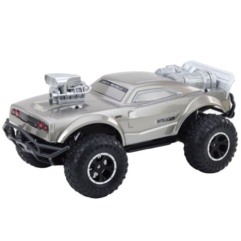 Duży Samochód Terenowo-Sportowy Zdalnie Sterowany RC Srebrny 1:8
