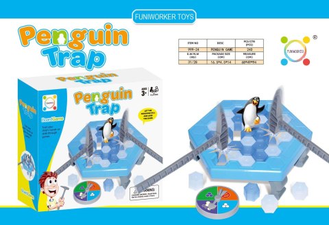 Gra Zręcznościowa Pingwiny na Tafli Lodu