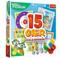 Gra planszowa 15 gier Rodzina Treflików Trefl 02823