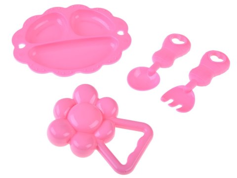 Lalka BOBAS 32cm z ruchomymi oczkami + akcesoria do karmienia ZA5833