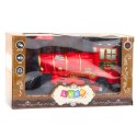 Lokomotywa Klasyczna Elektryczna Światła Dźwięki Czwerwona