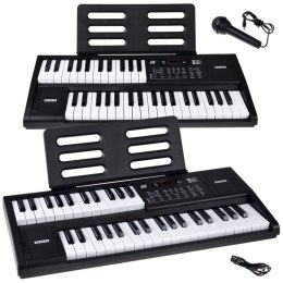 Organy KEYBOARD 61-klawiszy z funkcją podziału SPLIT + mikrofon IN0185