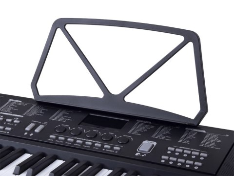 Organy KEYBOARD KLASYCZNY 61-klawiszy w dotyku jak drewno + mikrofon IN0184