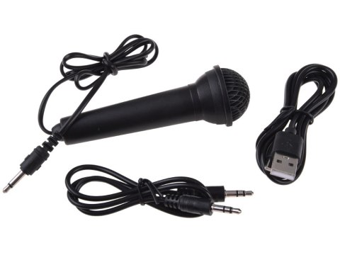 Organy mini KEYBOARD 37-klawiszy + mikrofon SREBRNY IN0183