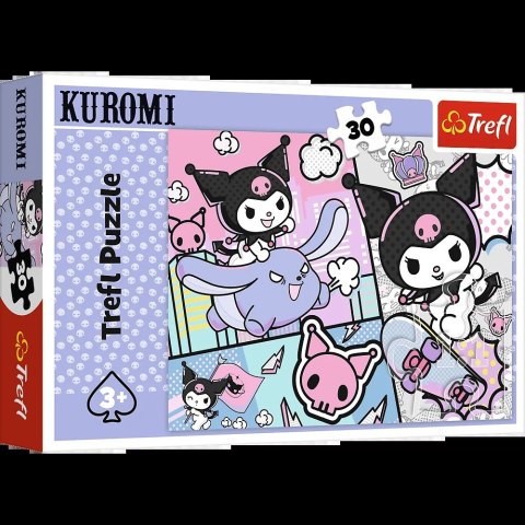 Puzzle - 30 - Zabawy z Kuromi - Hello Kitty - Trefl 18325