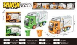 Śmieciarka z Funkcją Świateł i Dźwięku Pomarańczowa