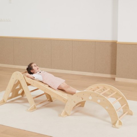 VIGA Drewniana Zjeżdżalnia Prosta Ścianka Wspinaczkowa