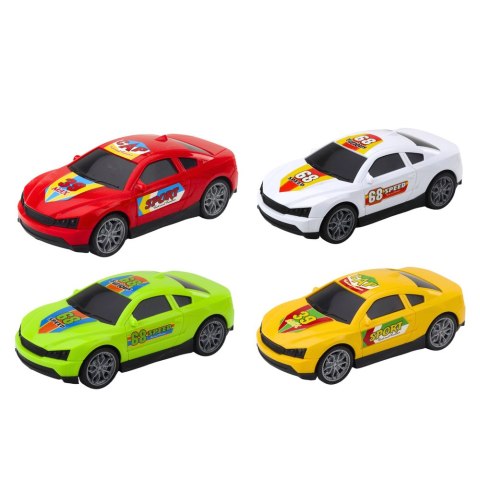 Zestaw Ciężarówka Lora Laweta 4 Autka Otwierane Drzwi Światła Dźwięki