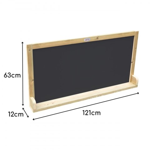 CLASSIC WORLD EDU Drewniana Tablica Dwustronna Kredowa- Magnetyczna Edukacyjna