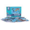 Classic World Puzzle Mapa Świata