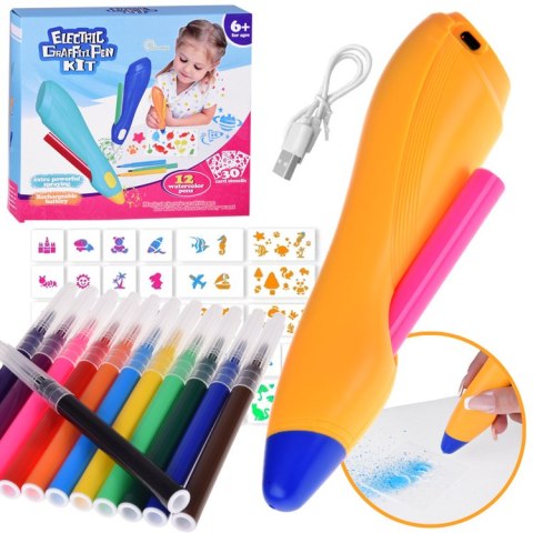 Długopis Graffiti Kreatywny Zestaw Airbrush do Malowania Sprayem ZA5861