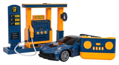 R/C Pojazd Sporty + Stacja Tankowania