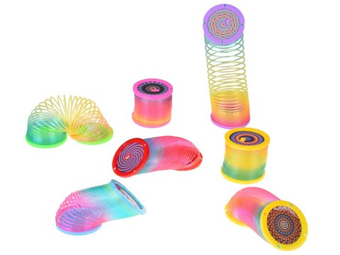 Sprężynka tęczowa DISCO 2w1 - Kolorowe oświetlenie LED i projektor ZA5890