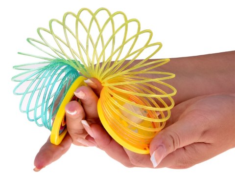 Sprężynka tęczowa DISCO 2w1 - Kolorowe oświetlenie LED i projektor ZA5890