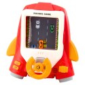 Symulator Jazdy Dla Dzieci Rakieta Kierownica Dźwięki Czerwona