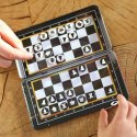 WOOPIE IQ Gra Szachy Warcaby Magnetyczne 2w1 Podróżna Kieszonkowa 10 sztuk