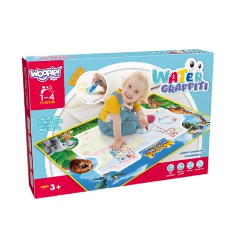 WOOPIE Mata do Malowania Wodą Safari Literki Cyferki