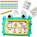 WOOPIE Tablica Magnetyczna Montessori Labirynt Krab Turkusowa