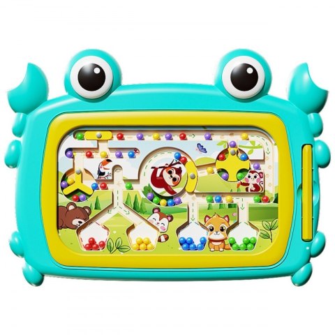 WOOPIE Tablica Magnetyczna Montessori Labirynt Krab Turkusowa