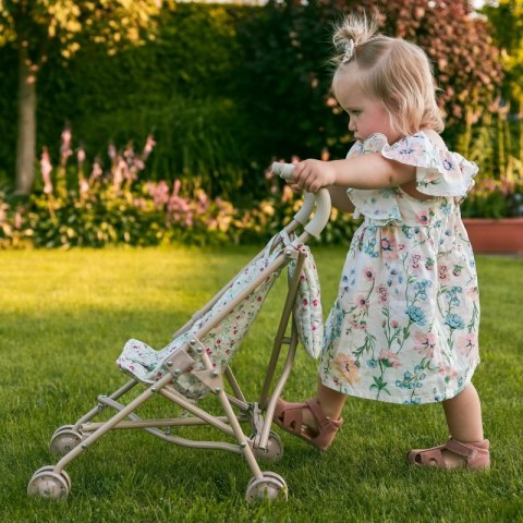 WOOPIE Wózek Spacerówka Dla Lalek w Kwiatki