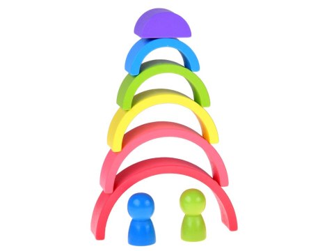 Drewniana układanka MONTESSORI - elementy o różnych kształtach ZA5859