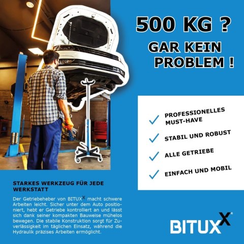 Mobilny podnośnik warsztatowy podnośnik hydrauliczny stabilny do skrzyń biegów