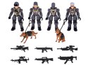 Duży zestaw figurek żołnierze karabiny 12 elementów żołnierzyki ZA5887