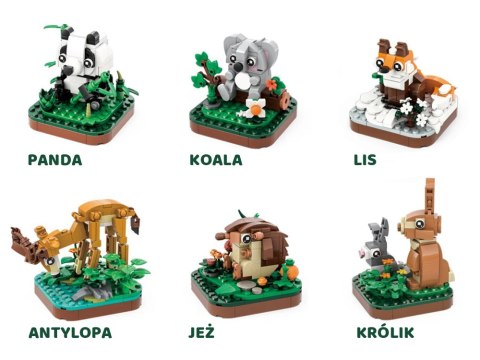 Klocki techniczne Seria: Dzikie zwierzęta lądowe - ponad 100-ele ZA5852