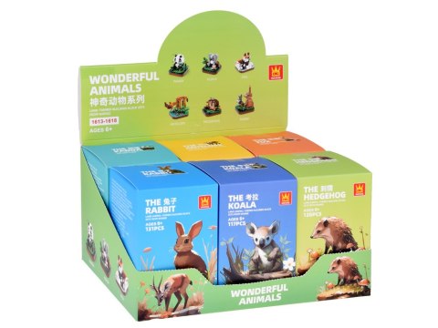 Klocki techniczne Seria: Dzikie zwierzęta lądowe - ponad 100-ele ZA5852