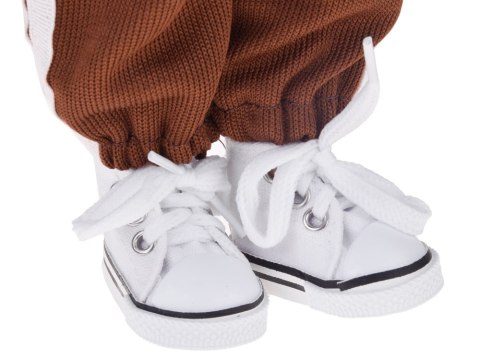 Lovely Girl Lalka z krótkimi czarnymi włosami w sportowym stroju 33cm ZA5849