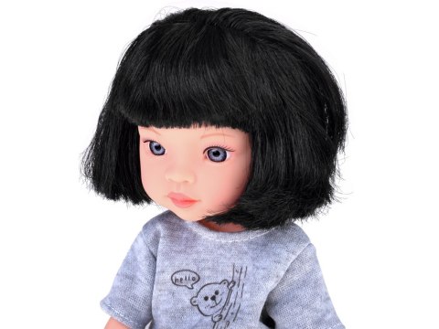 Lovely Girl Lalka z krótkimi czarnymi włosami w sportowym stroju 33cm ZA5849
