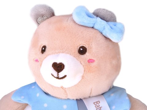 Pierwsza pluszowa grzechotka dla niemowląt 0+ misiu dla noworodka ZA5877