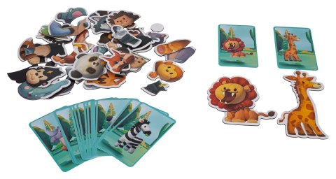 Puzzle Magnetyczne + Książeczka Safari