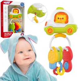 Woopie Baby Zabawka Interaktywna Pilot Samochodzik z Kluczykami Grzechotka Gryzak