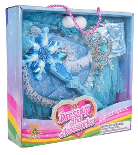 Zestaw Małej Księżniczki + Błękitna Sukienka