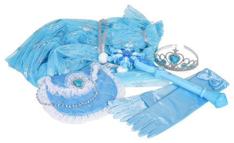 Zestaw Małej Księżniczki + Błękitna Sukienka