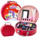 Zestaw Piękności Do Makijażu Paznokci W Kosmetyczce Czerwona