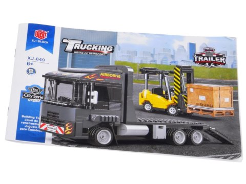 Klocki techniczne POJAZDY 1:42 - Tir z lawetą i wózek widłowy 404ele ZA5722