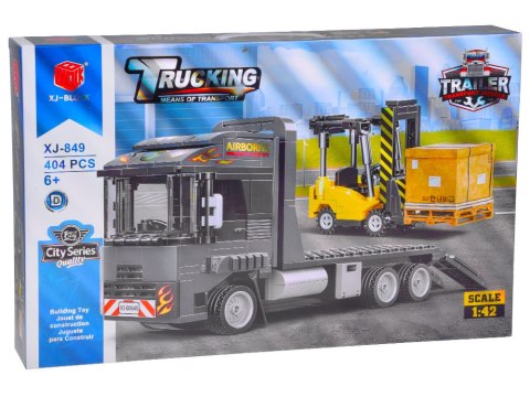Klocki techniczne POJAZDY 1:42 - Tir z lawetą i wózek widłowy 404ele ZA5722