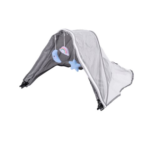 Łóżeczko dziecięce turystyczne składane dwupoziomowe przewijak max. 15kg